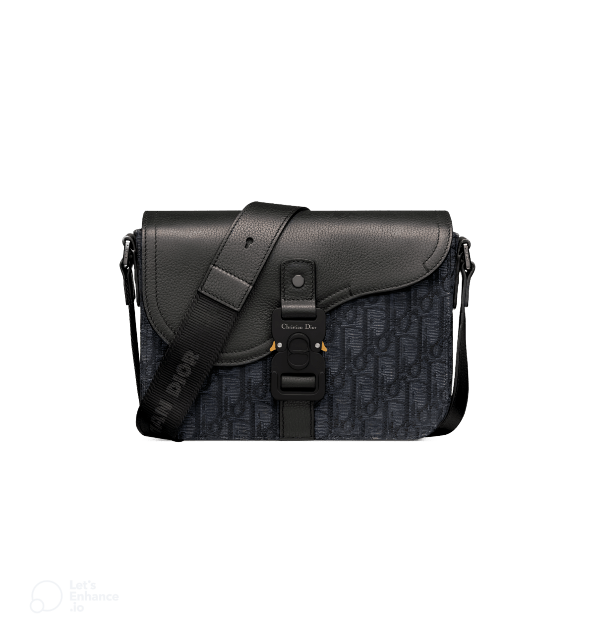 Small Saddle Messenger Bag with Flap