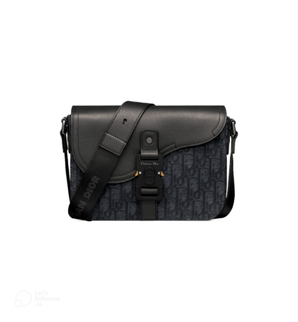 Small Saddle Messenger Bag with Flap